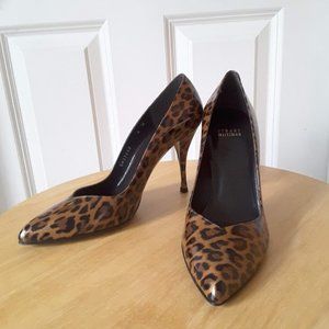 Stuart Weitzman Leopard Print Stiletto Pump NWOB